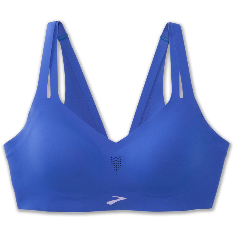 Brooks Dare Strappy Sports Womens Running Bra - Bluetiful - Indonesia (HWGF-58426)